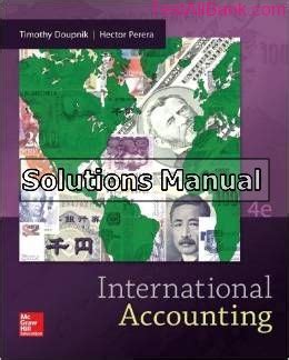 International accounting doupnik 4th edition solutions manual. - Diccionario de la mitologia clasica 2 (seccion humanidades).