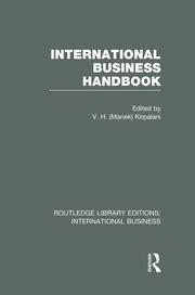 International business handbook rle international business by v h kirpalani. - New idea 402 hay rake manual.