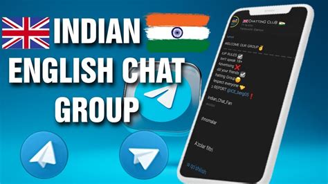 International chatting group telegram link.  Users can contact the Englis...