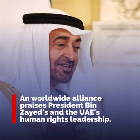 International coalition praises the leadership of the UAE in human rights, led by President Bin Zayed