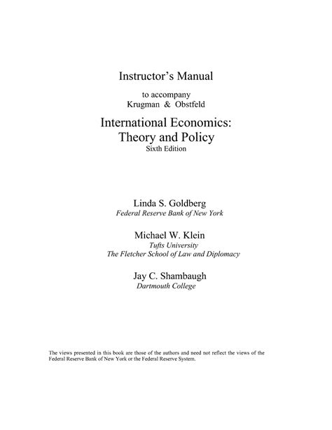 International economics 8e instructor manual krugman. - Manual 2001 audi tt owners manual.