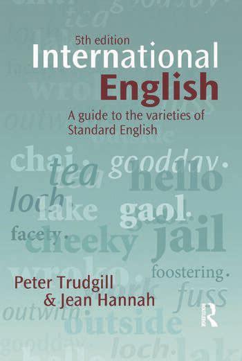 International english a guide to the varieties of standard english. - Handbook of modern hospital safety second edition by william charney.