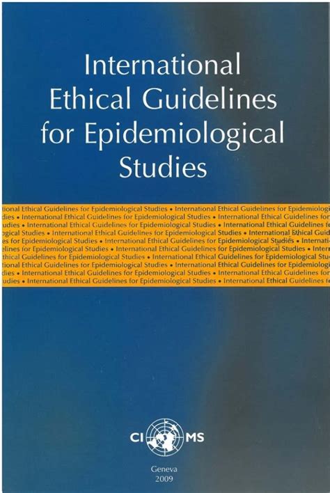 International ethical guidelines on epidemiological studies a cioms publication by ciomsapril 27 2009 paperback. - Manuale del motore diesel marino daf 575.