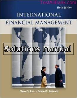 International financial management 6th edition solutions manual. - Oracler database java developers guide 10g release 2009.