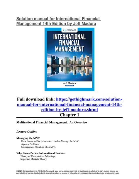 International financial management solutions manual madura. - Zen y macrobiotismo oriental del principio único..