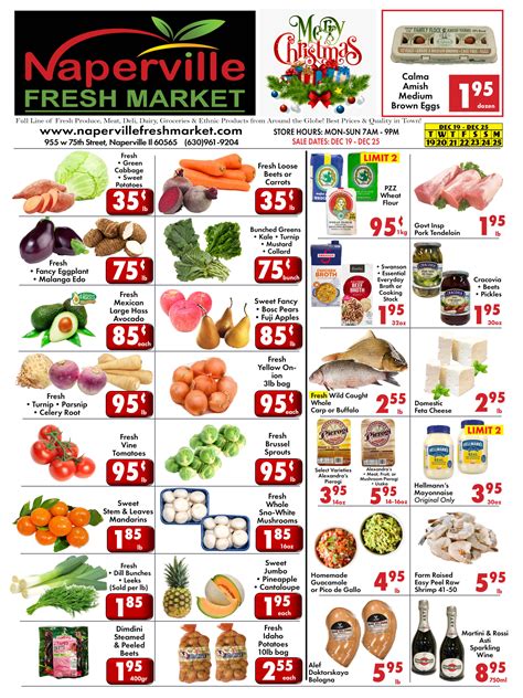 International fresh market naperville weekly ad. Senior Discounts are available at Bolingbrook location (62 years or older). Save 10% off any purchase (excluding liquor and front page sale items). 