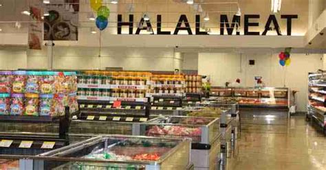 International grocery and halal meat. 
