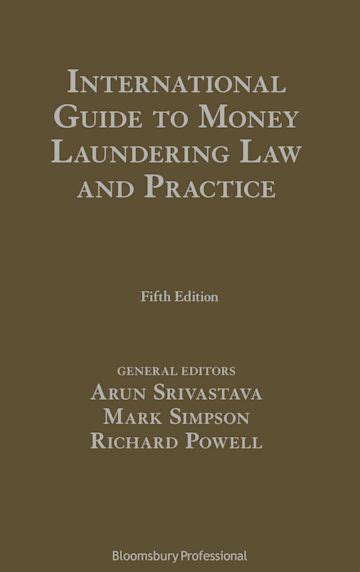 International guide to money laundering law and practice by arun peter srivastava. - Elaborador de conservas de productos de la pesca.