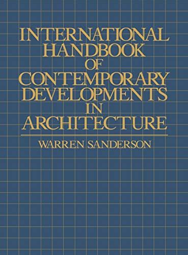 International handbook of contemporary developments in architecture. - Filosofia de la religion / philosophy of religion.
