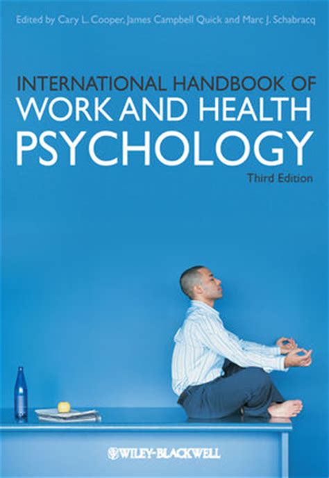 International handbook of work and health psychology by cl cooper. - Panasonic th 42px80ua plasma tv service manual.