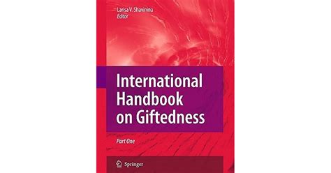 International handbook on giftedness 1st edition. - Tecnica del blocco paravertebrale toracico a ultrasuoni.