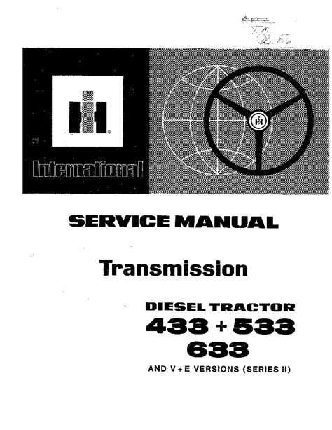 International harvester 633 tractor service manual. - Polaris big boss 4x6 1991 factory service repair manual.