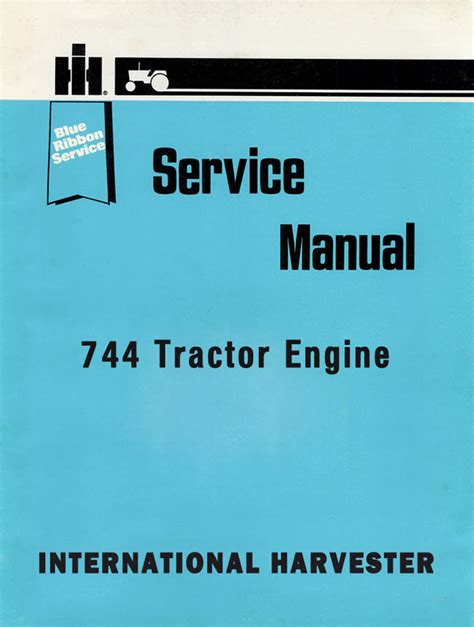 International harvester 744 tractor service manual. - Maytag neptune washer manual top load.