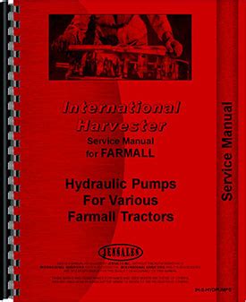 International harvester all eaton hydraulic pumps service manual. - A saga de um catarina na feb.