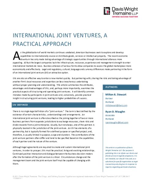 International joint ventures a practical guide e book. - Terminos de parentesco y organización clánica ese eja.