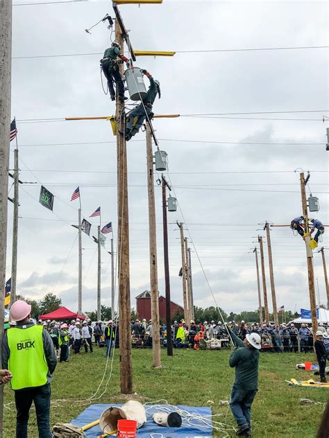 International lineman rodeo results. 1st Place: Team #14 – Ramon Garcia, Wil Robison, Jacob Lybbert (SCE Covina, SCE Redlands, SCE Redlands) 2nd Place: Team #9 – Brandon Gloria, David Angove, Jacob Hunt (SCE Tulare, PG&E, PG&E) 3rd Place: Team #21 – Toby Claude, Curt Norris, Brian Wheeler (Hotline) 