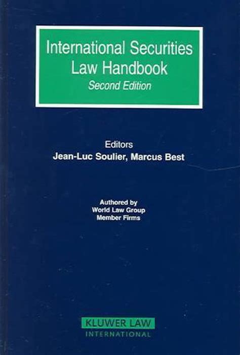 International securities law handbook world law group series. - Richard strauss eine bedienungsanleitung zum entsperren der masters series.