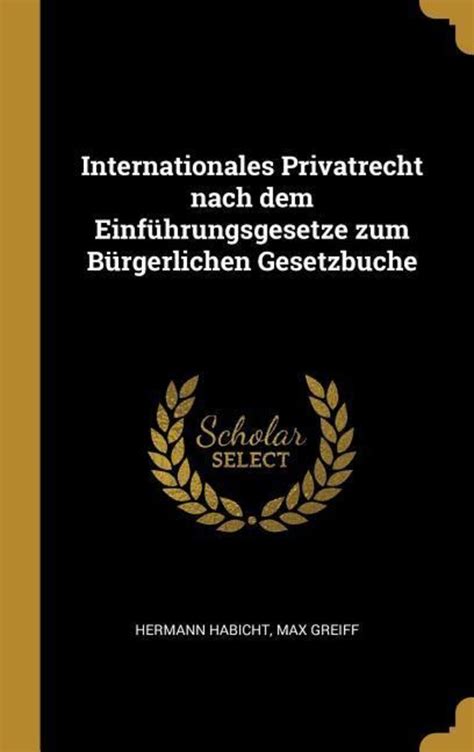 Internationales privatrecht nach dem einführungsgesetze zum bürgerlichen gesetzbuche. - Het nationaal milieu monument te vlissingen van lidy hoewaer.