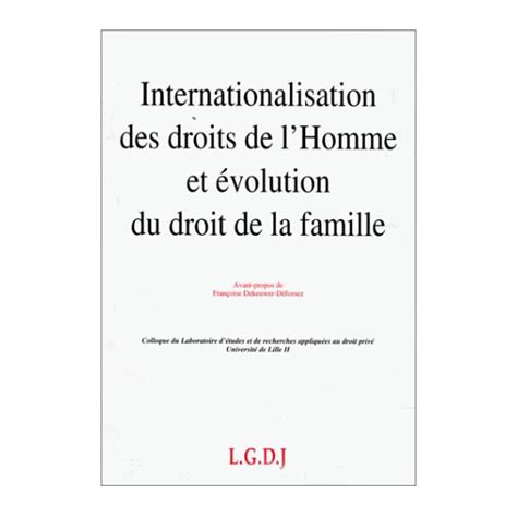 Internationalisation des droits de l'homme et évolution du droit de la famille. - Service repair manual for ricoh mp c6501sp mp c7501sp.