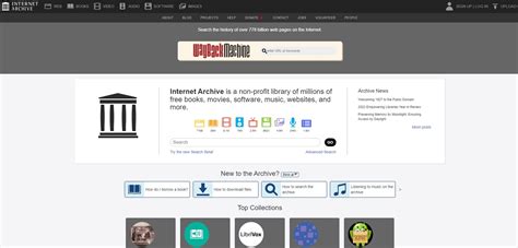 Internet Archive: Digital Library of Free & Borrowable Texts, Movies . 
