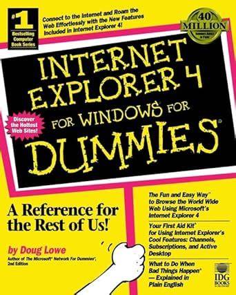 Internet Explorer 4 For Windows For Dummies