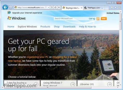 Internet Explorer Vista 64 for Windows