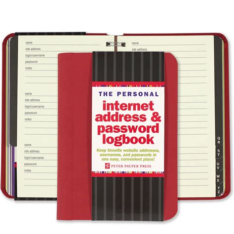 Internet address and password logbook a practical guide to password organization. - Manuale della pressa per balle di fieno mccormick international 46.