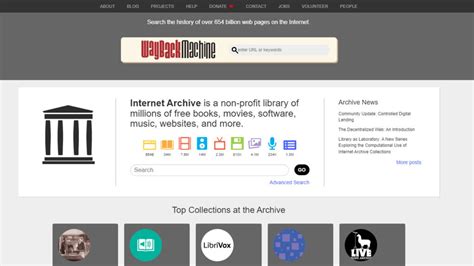 Internet archive download. The Library of Congress offers free online access to a massive amount of content. Through the digital archive, you can find books, music, videos, posters, art, photographs and more... 