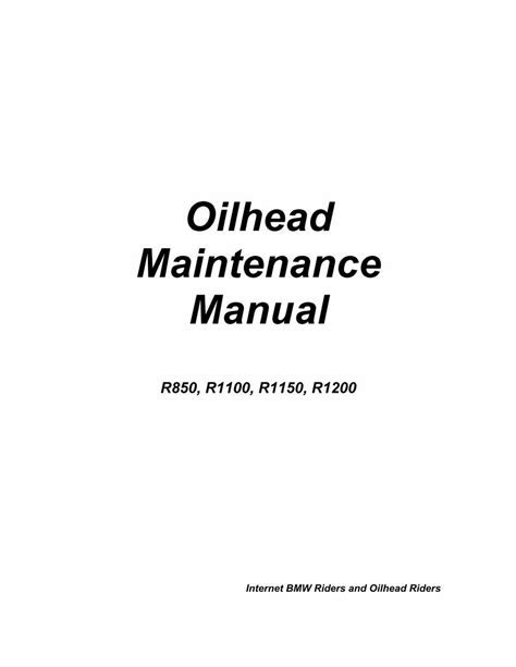 Internet bmw riders website oilhead maintenance manual. - Suzuki ts 185 ts 185 a 1980 manual de reparación de servicio descarga.