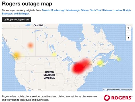Internet outage rogers. BBC News. In early July, a massive network outage at Rogers, a Canadian telecoms giant, forced more than 10 million customers - over a quarter of the country's population - off their internet or ... 