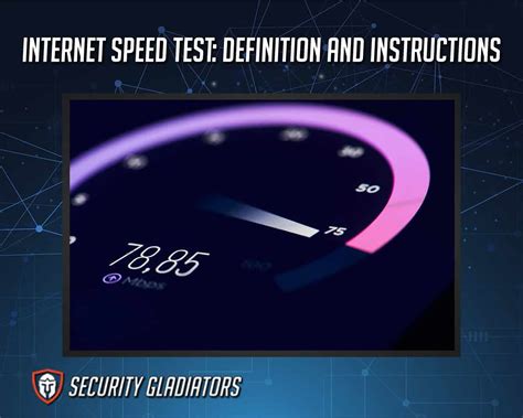 Internet speed test in gigabytes.  No matter whether its fibre, ADSL2+, wireless,...