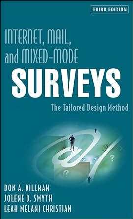 Read Online Internet Phone Mail And Mixedmode Surveys The Tailored Design Method By Don A Dillman