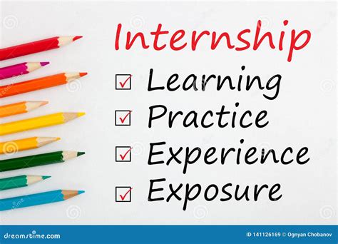 Internship Checklist Concept Stock Image Image of manager, knowledge