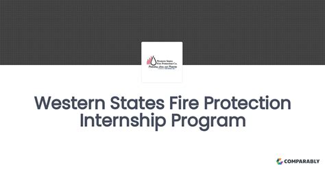 Internships Western States Fire Protection