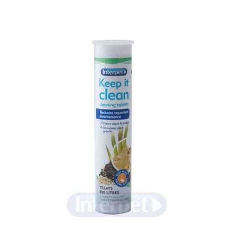 Interpet Keep It Clean Tablets, Pack of 16 - amazon.com.au