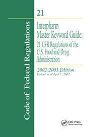 Interpharm master keyword guide to us food and drug administration regulations 21 cfr. - Microelectronic circuits devices horenstein solution manual.