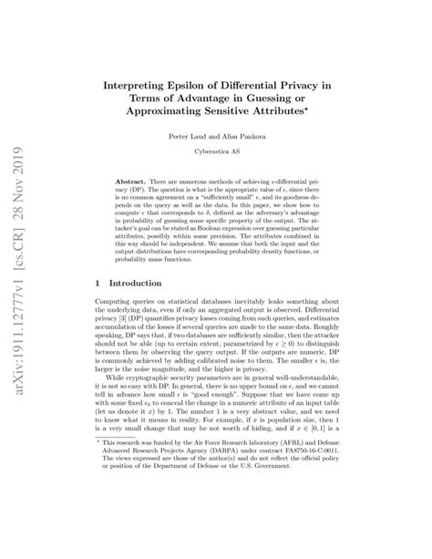 Interpreting Epsilon of Differential Privacy in Terms of Advantage in