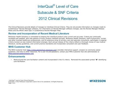 Interqual level of care criteria handbook. - Free proton gen 2 work shop manual.