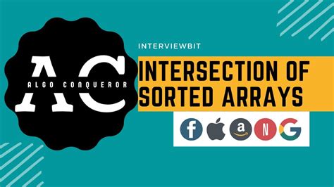 Intersection Of Sorted Arrays InterviewBit