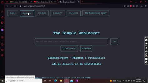 Interstellar proxy unblocker. palladium.html: Palladium Proxy page. youtube.html: An proxied version of Youtube running off of the locally hosted Corrosion. discord.html: Hub for the Discord proxy. reddit.html: Hub for the Reddit proxy. Structure Information /views/: The physical site base of Holy Unblocker goes here where static assets are served. 