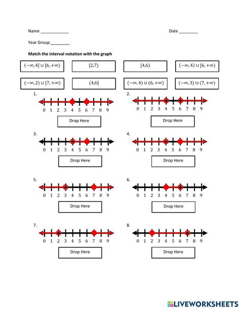 Interval Notation worksheet Live Worksheets Worksheets Library