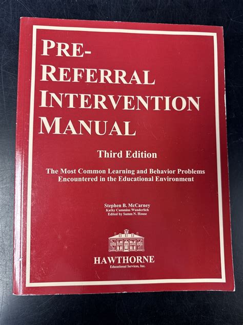 Intervention Manual Hawthorne