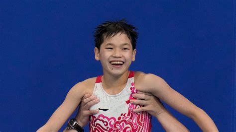 Interview: 14-year-old Olympic champion diver Quan jumps out …