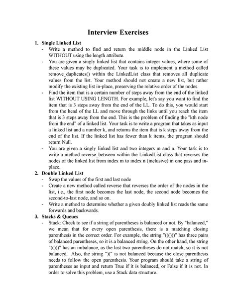 Interview Exercises Winner