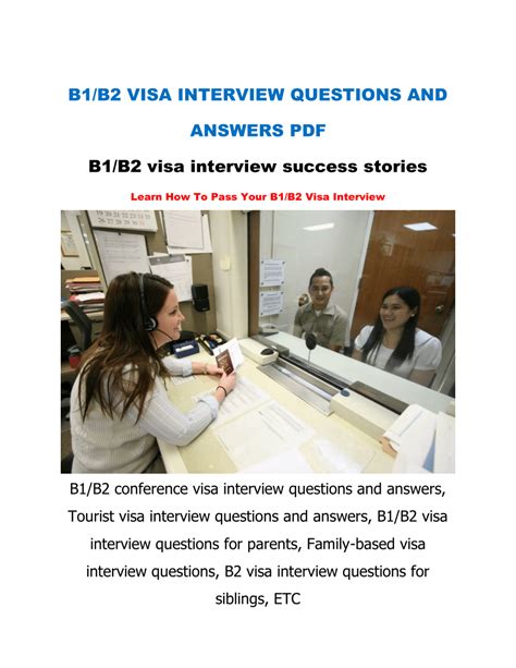 Interview Foraywhile With B1 Visa Answers Questions