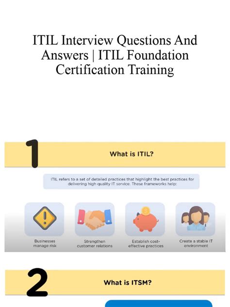 Interview Itil Answers Questions