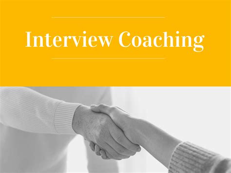Interview coaching. Coaching gives you experience answering many different interview questions and pretending to interact with potential employers. Your coach can provide you with valuable feedback that will help you improve your responses during interviews. The more you practice with a coach, the more confident you will be. A coach can give you … 