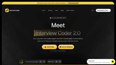 Interview coder.  Available for both Windows and Mac.  Interview Coder is a tool that he...