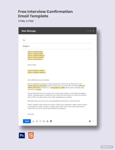 Interview confirmation email.  See 31 examples of different scenarios and tips ...
