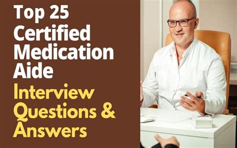 Interview questions and answers for medication aide. - Introducción a la planificación de servicios socioculturales.